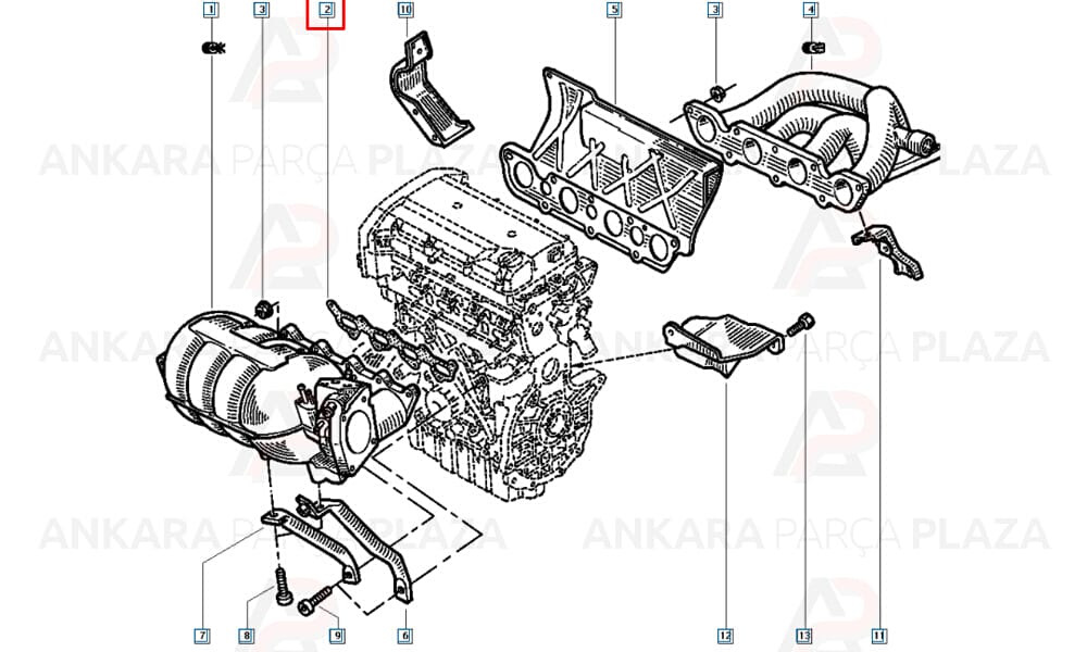 Megane 2.0 16V F7R Emme Manifold Contası Royal