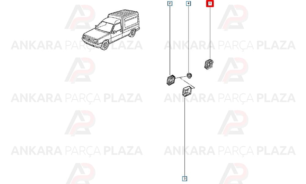 Panjur Arması Ym Küçük Renault 9 Toros