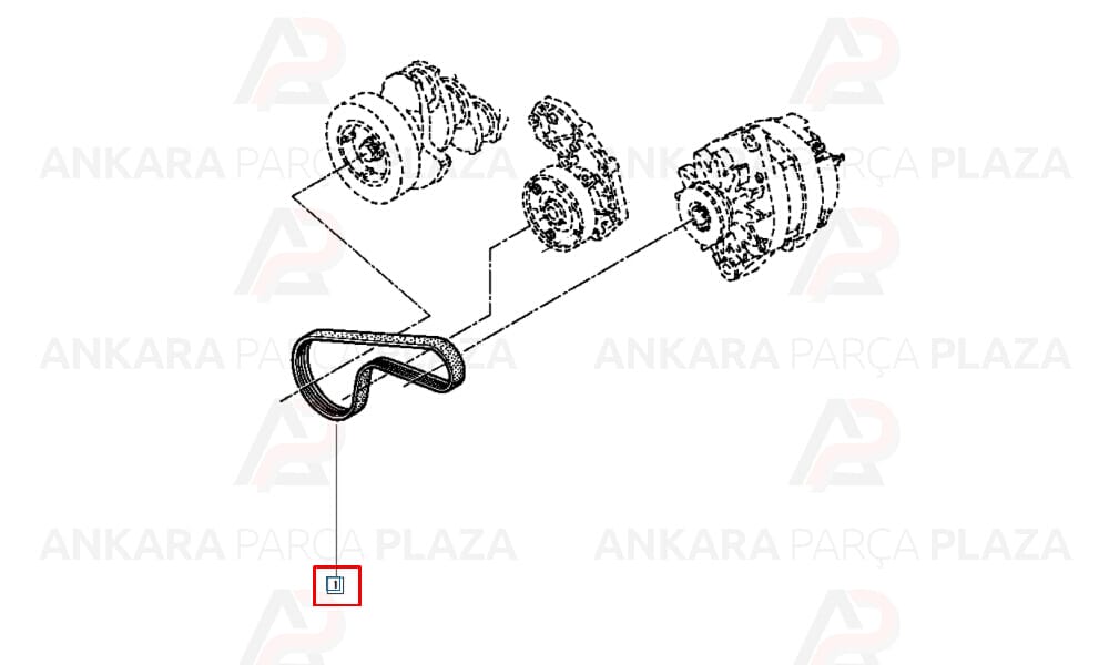 Kangoo Dizel, Express Kanallı Kayış 6Pk900 Roadmax