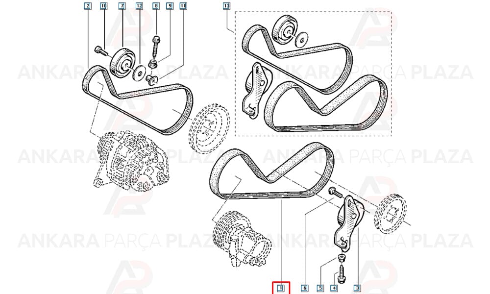 Renault Kangoo Kanallı Kayış Direksiyon 4Pk993 Gates