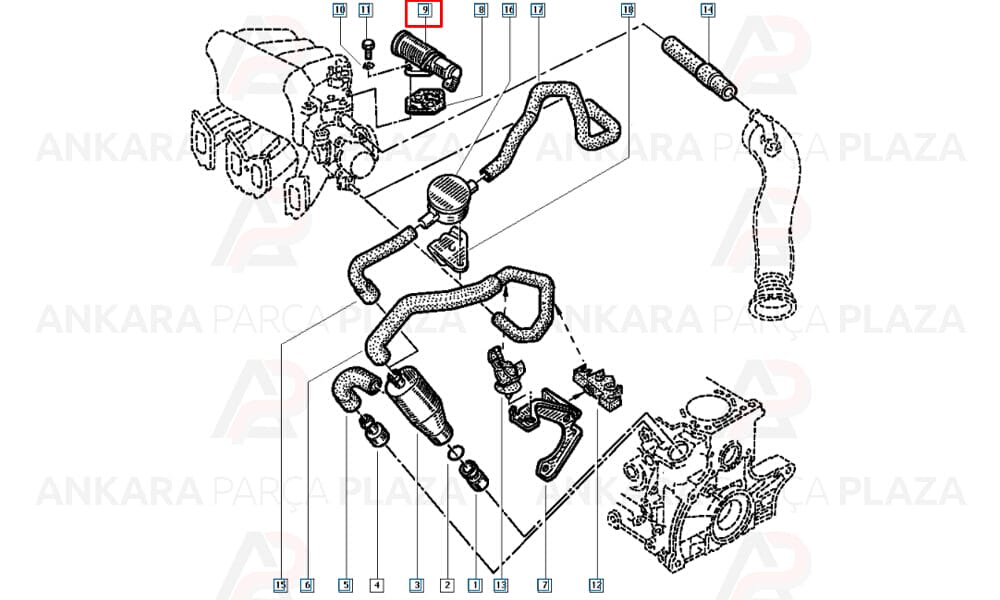 Rolanti Motoru Renault 19 Megane Laguna 2,0 16V