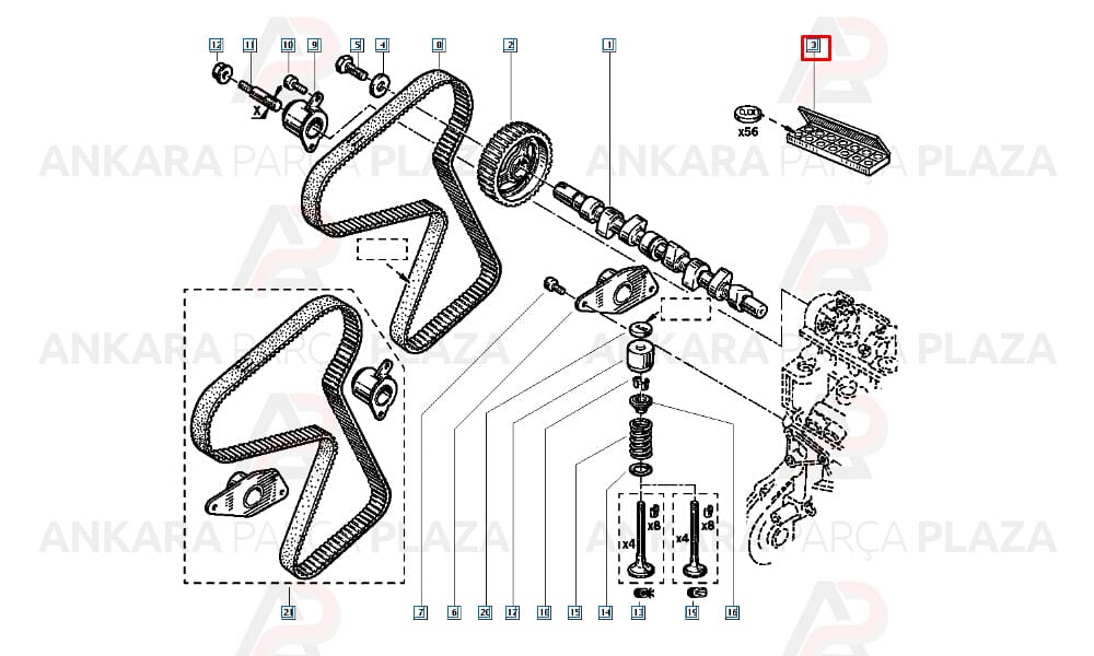 Express Laguna Megane 1.9 Dizel Triger Kayışı 153X254 Gates