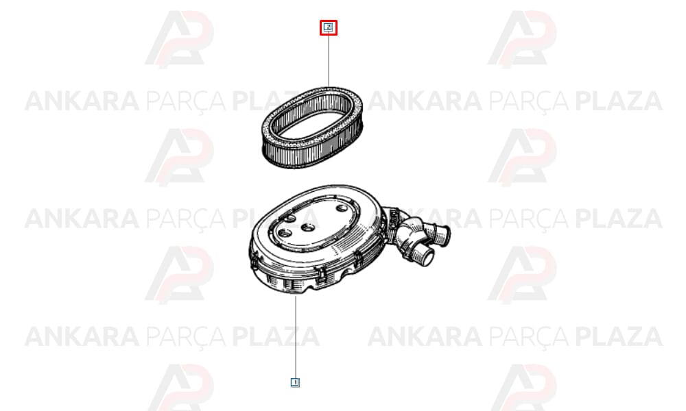 Hava Filtresi Clio 1 R9 R19 1.4 E7J R11 R21 1700