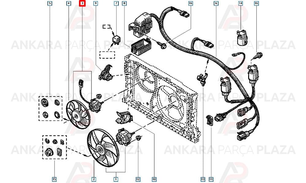 Master Em 1998 2001 Fan Motoru 7701046206