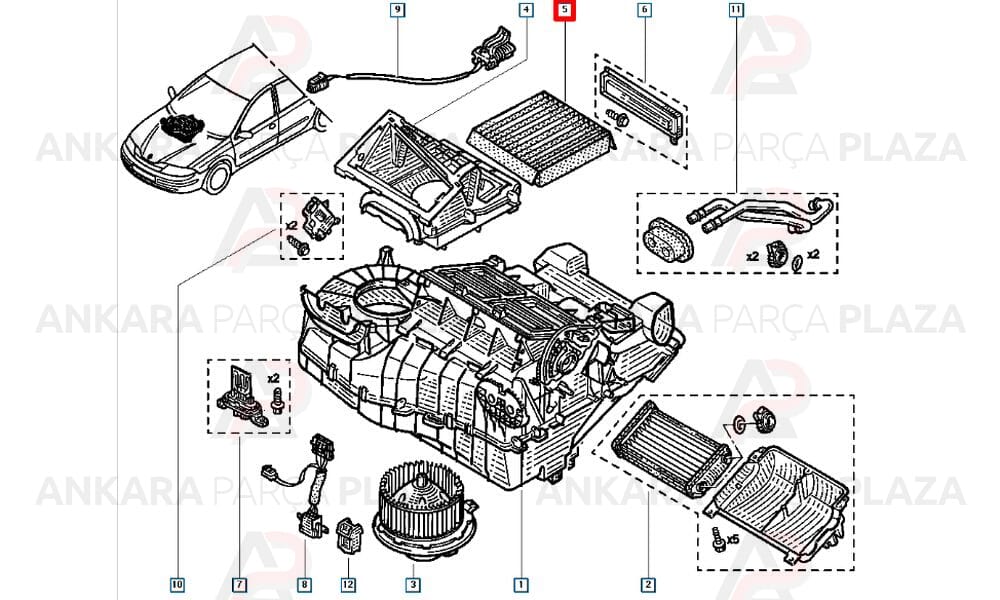 Laguna 02 - 05 Polen Filtresi 7701048748