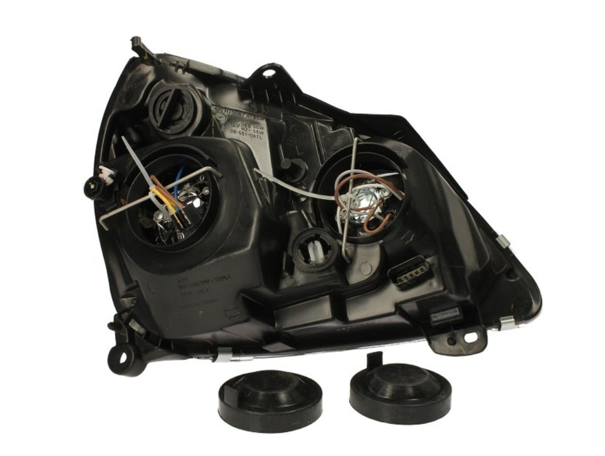 Renault Clio 2 Sol Ön Far Siyah 2003-2008 Mais 7701054058 - main