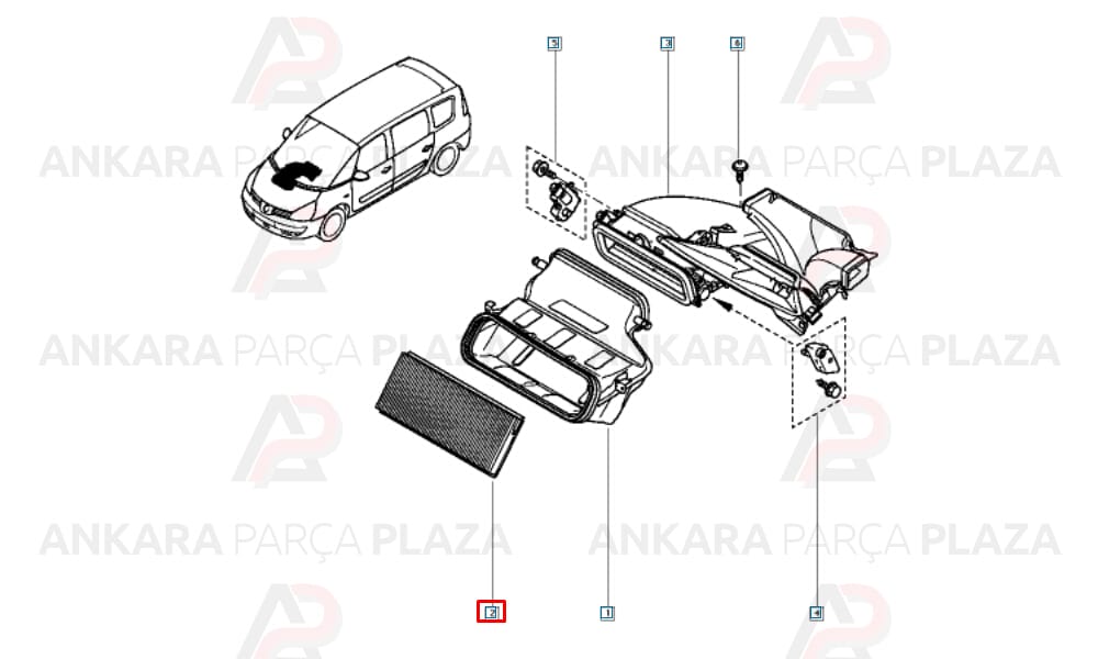 Polen Filtresi Renault Espace 3 1996 2002