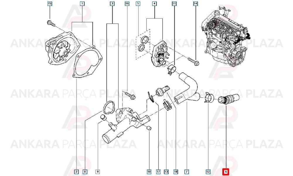 Rekor Plastik Kangoo Clio Modüs Megane Laguna Fluence Twingo Logan Duster Dokker Lodgy Sandero 1.5Dcı