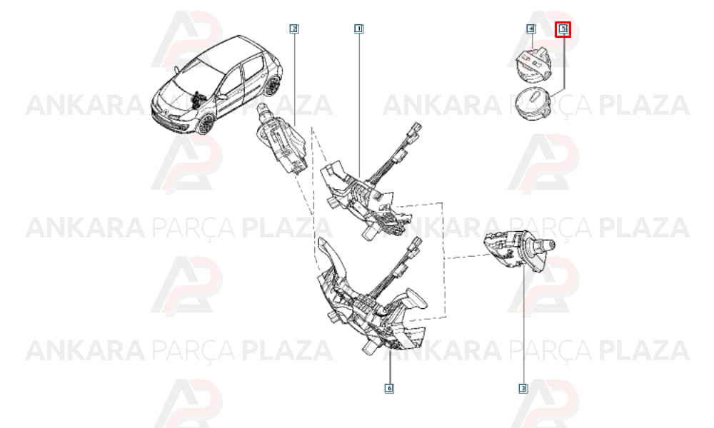 Megane 2, Scenic 2 Yağmur Sensörü Jeli Orijinal 7701062615