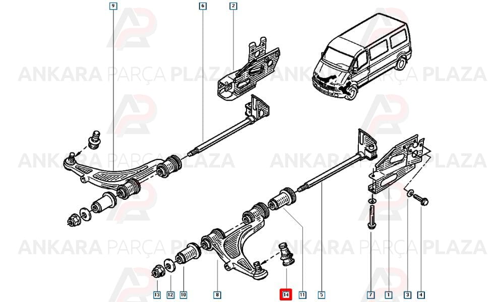 Rotil Renault Master 2 2002 - 2010