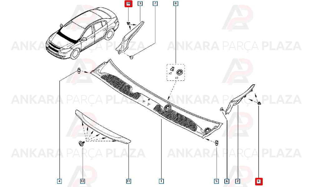 Agraf Megane 3 Hatchback