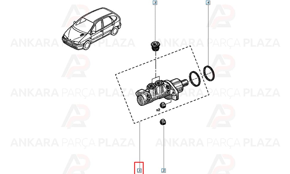 Renault Megane Scenic 1 Fren Ana Merkezi Cifam