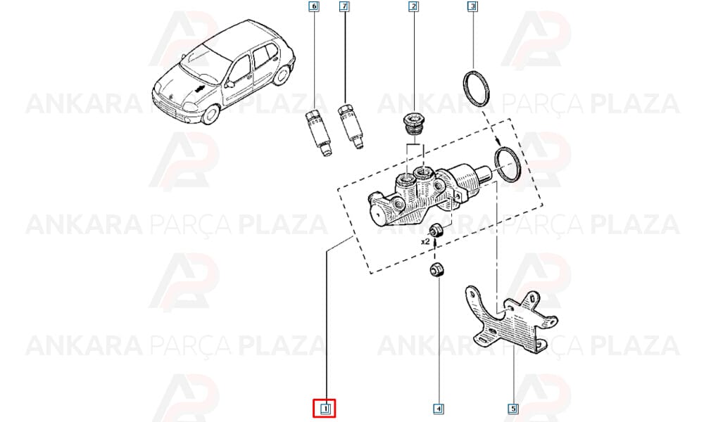 Kangoo Fren Ana Merkezi Absli 1998 - 2009 Cifam