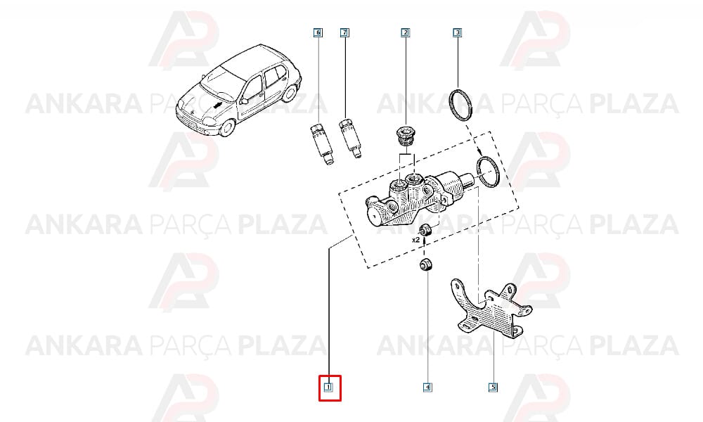 Kangoo Fren Ana Merkezi 1998 - 2009 Bosch