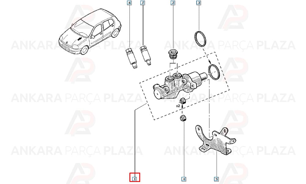 Renault Clio 2 Fren Ana Merkezi Cifam