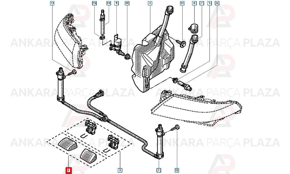 Laguna 2 Far Fiskiye Kapaği 7701206666