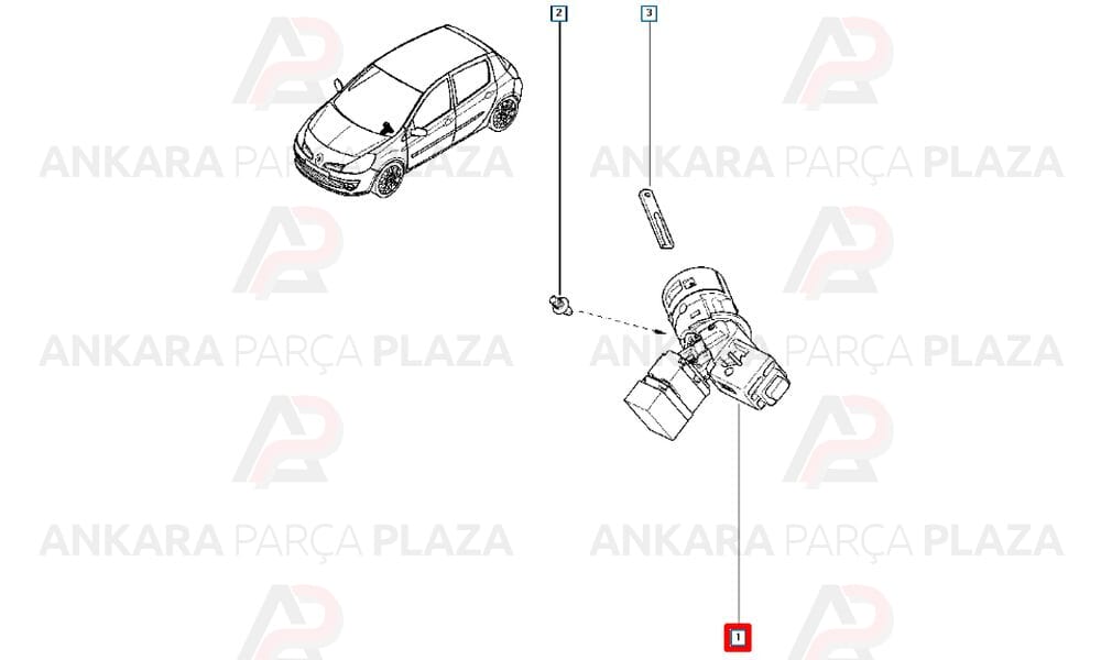 Kontak Fluence Kango 3 Modüs Master Duster Clio 3 Trafic 3
