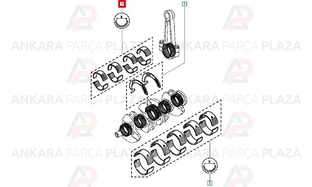 Kol Yatak Std R9 R12 Megane Clio Kangoo Logan Sandero Dst 1.4 1.6