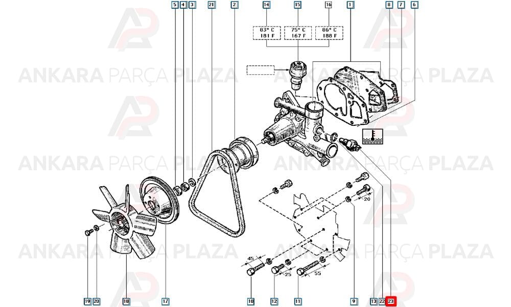 Hararet Müşürü Renult 12 Eski Model 7701349101
