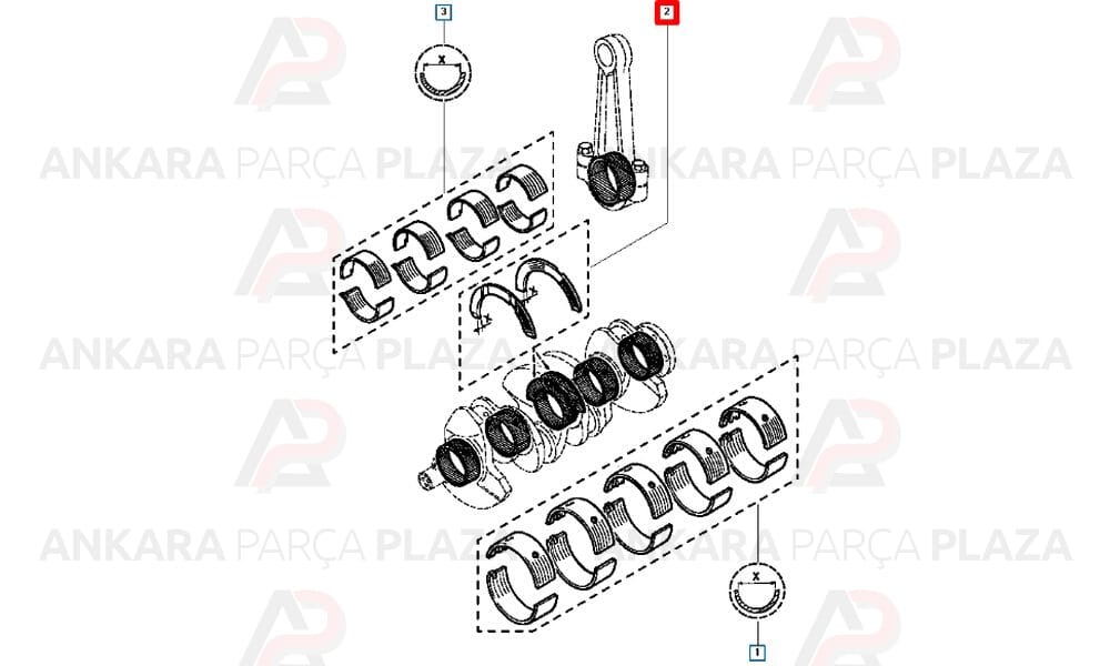 Ay Yatak Std Renault 12 Toros R9 R11 R19 1.4