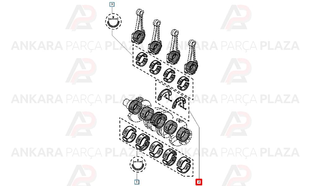 Ay Yatak Std Renault Kangoo 1.9D F8Q