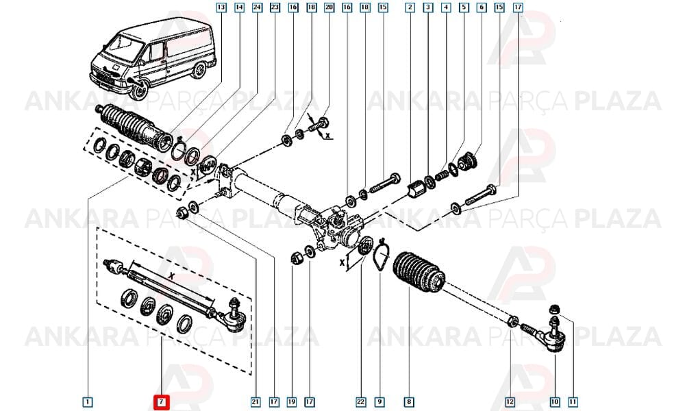 Rot Kolu Renault : Trafic