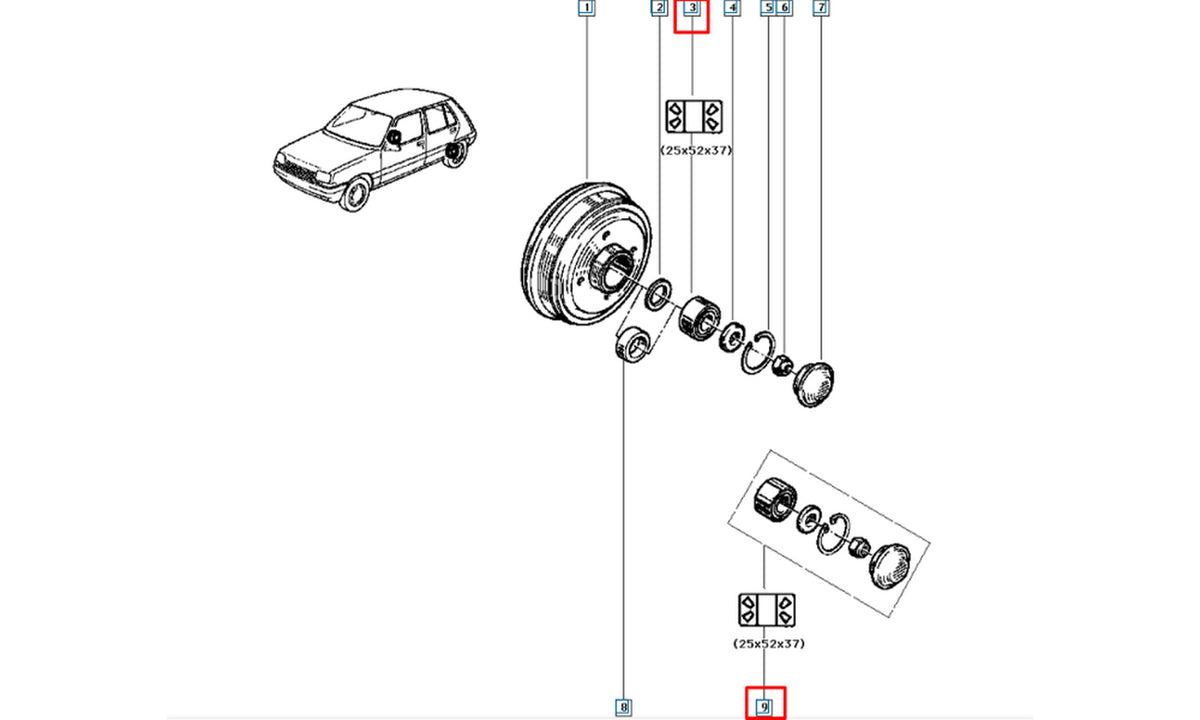 OEM #19984 - Teknik Resim