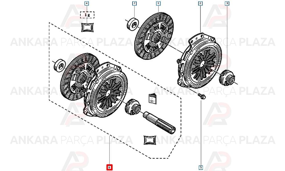 Debriyaj Seti Rulmanlı Renault Twingo 1.2 1993 - 1996