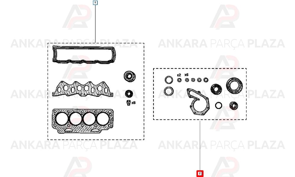 Alt Takım Contası Reinz Keçeli Trafic Laguna 1.9Dcı F9Q