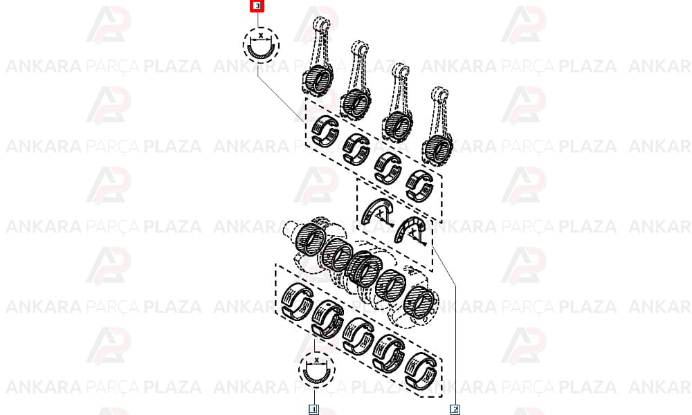 Kol Yatak Std Megane Scenic Laguna Trafic 2.0 16V F4R