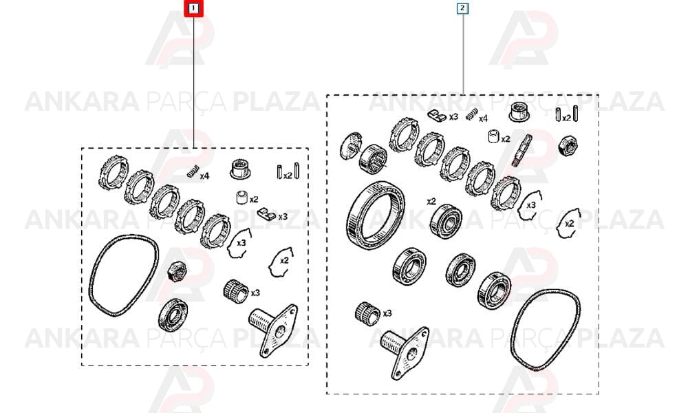 Senkromenç Kiti Jc5 Megane Laguna Espace 7701472393
