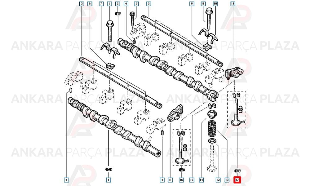 Master 2.5 Dci G9U Subap Takımı Egzoz 7701472670 ( 4 Adet )