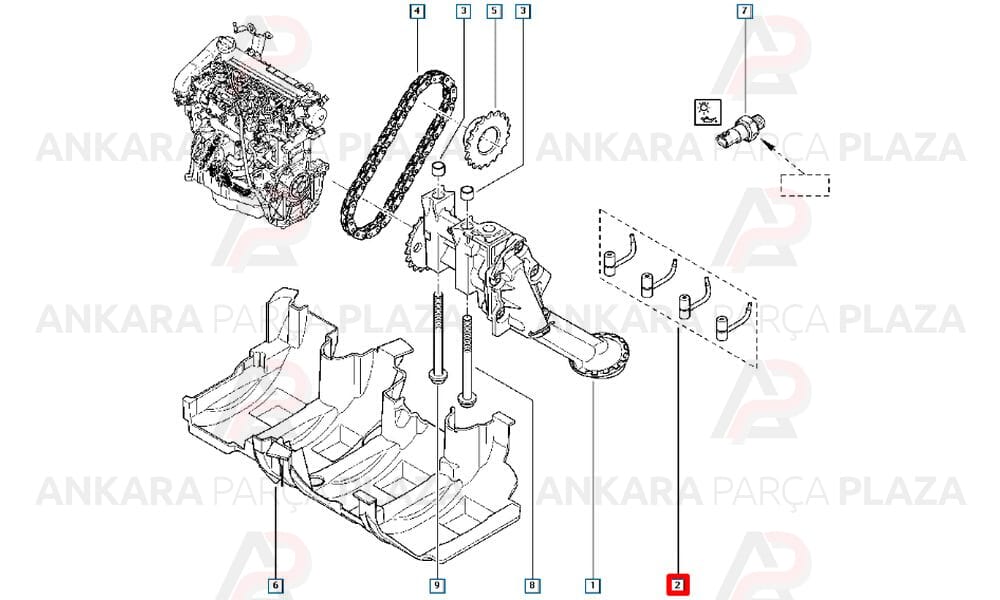 Captur, Clio, Megane, Dokker, 1.6 16V Yağlama Jeti Vitesse