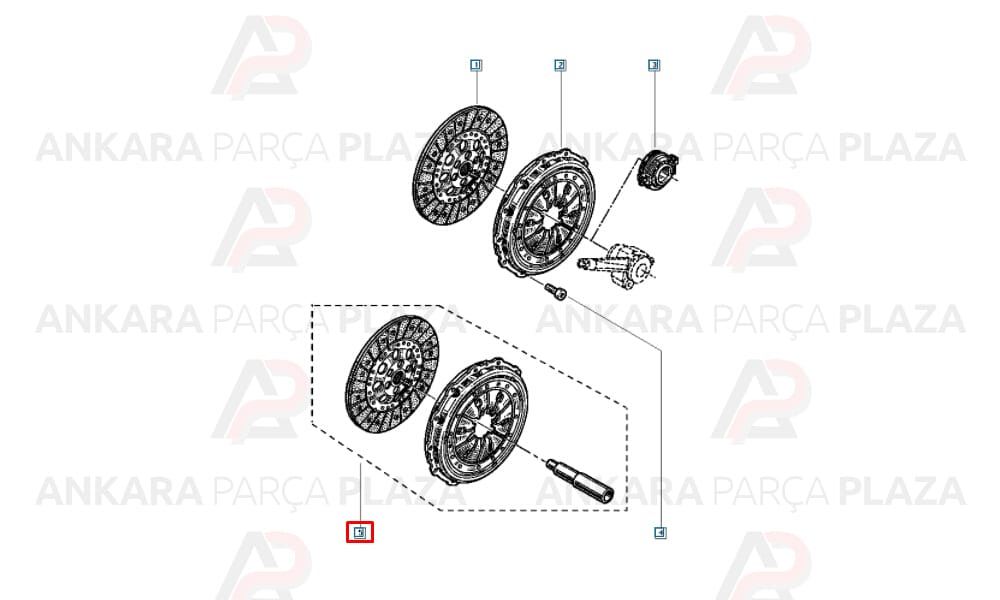Debriyaj Seti Laguna 2 1.9 Dci 7701473583