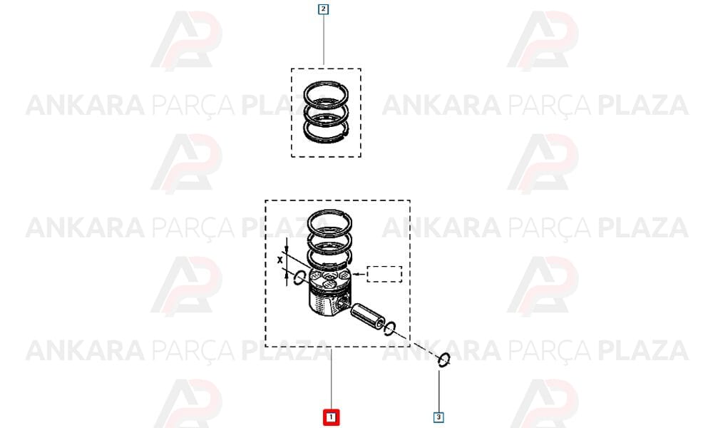 Master Espace Laguna 2 2.2Tdcı Silindir Onarım Seti (Piston, Segman) 0.50 87Mm Goetze
