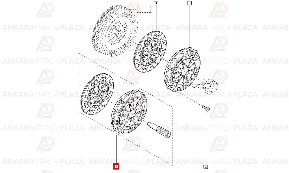 Debriyaj Seti Megane 2 2.0 16V 2002=> F4R Motor