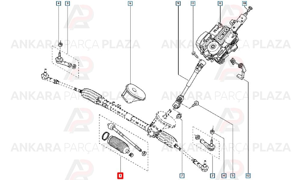 Rot Kolu Renault : Clio 3 / Modüs