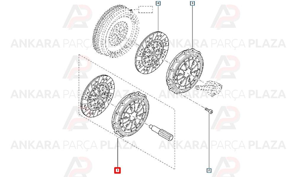 Debriyaj Seti Rulmansız Laguna 2 1.9Dci F9Q
