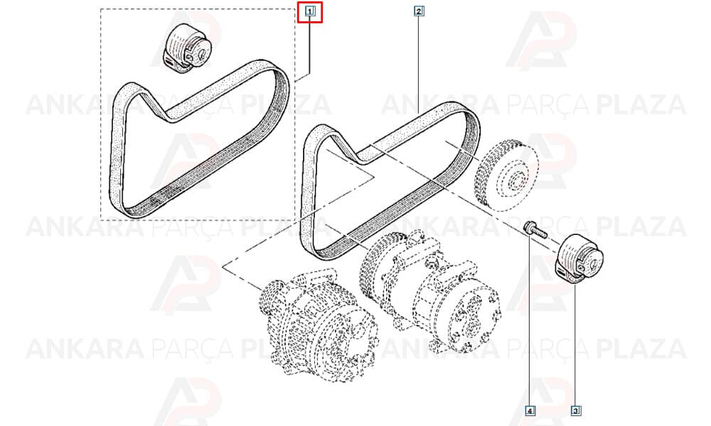 Dokker, Duster, Megane, Kangoo, Clio Triger Kayış Seti Skf