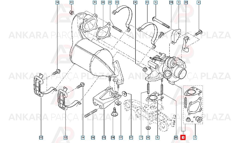 Trafic 2.0 Dci Turbo Orijinal 7701477300