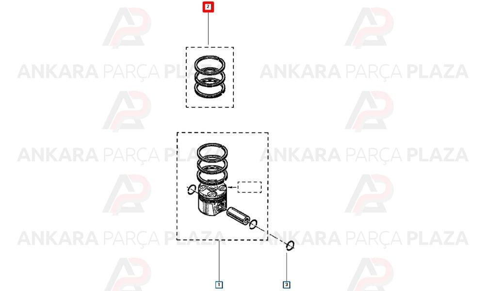 Sekman Takımı Tek Pistonluk Master 2 7701477441