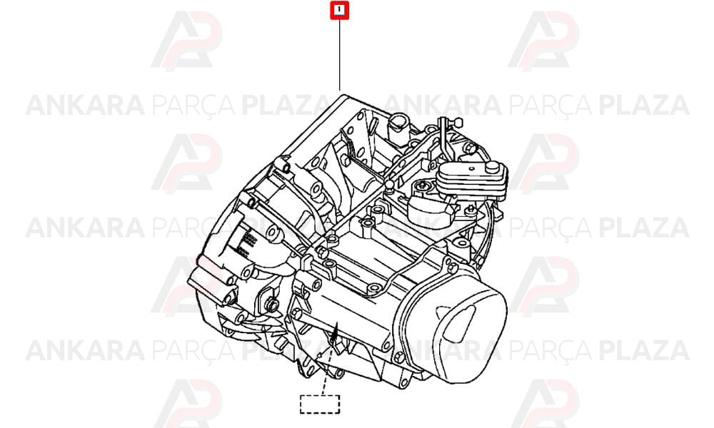 Megane 2 105 Bg Şanzıman Komple Orijinal 7701717366