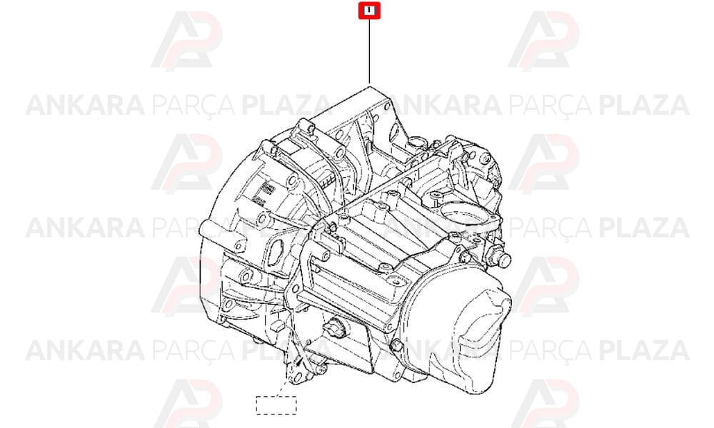Megane 2 Şanzıman Komple Orijinal 7701723233