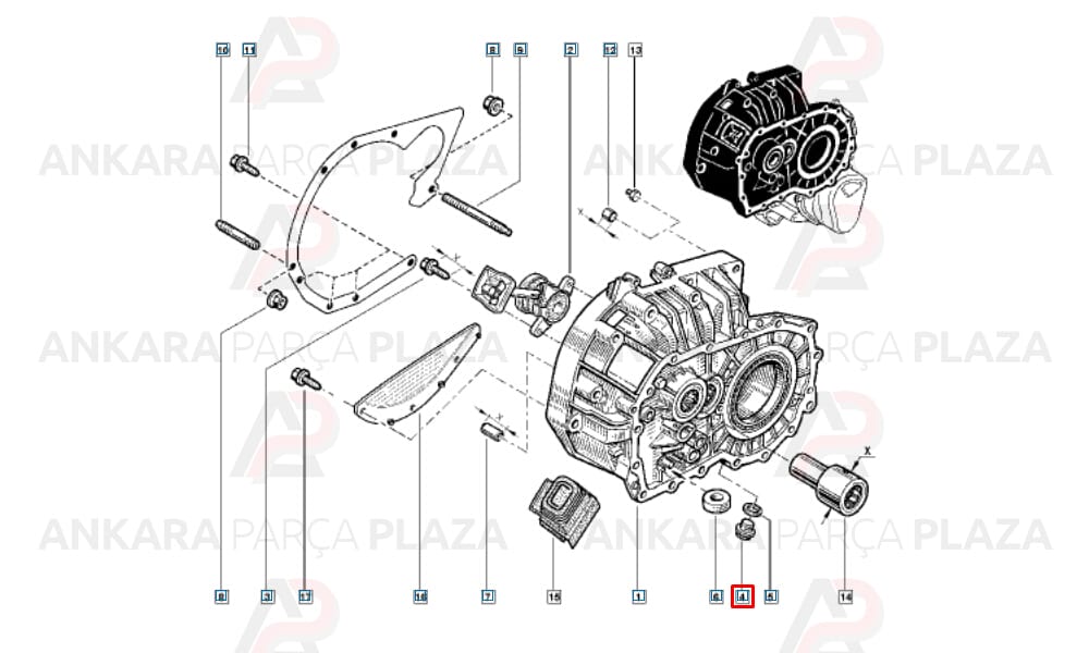 Renault 9 11 12 19 Toros Kartes Tapası Mtj