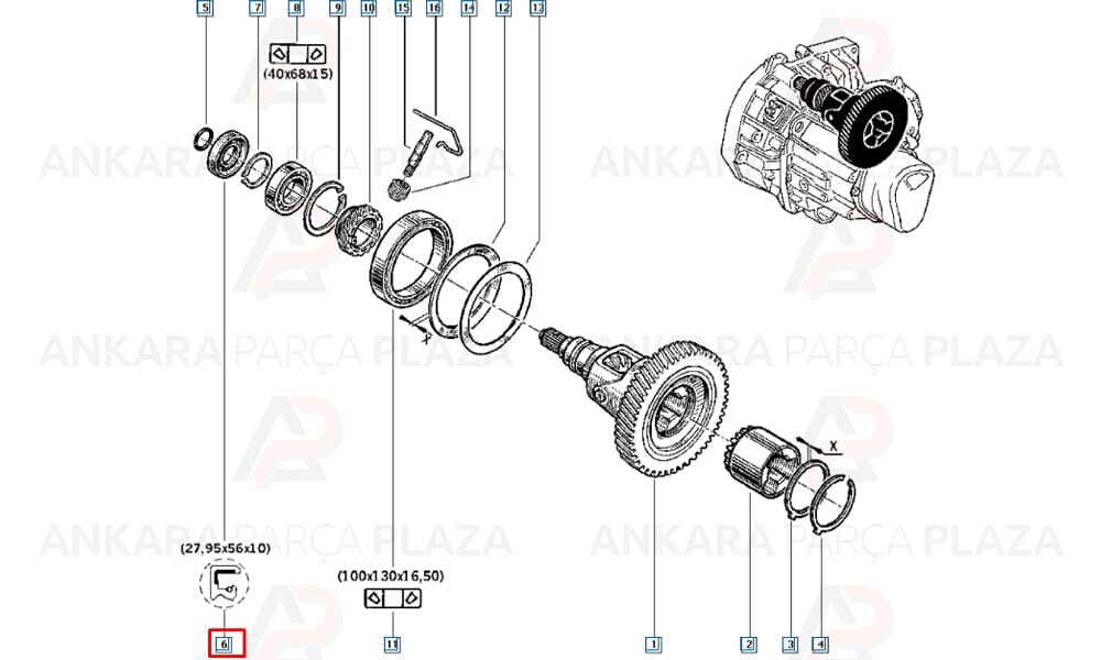 Renault R9, R11, Clio, Symbol, Megane Ön Aks Keçesi Skt