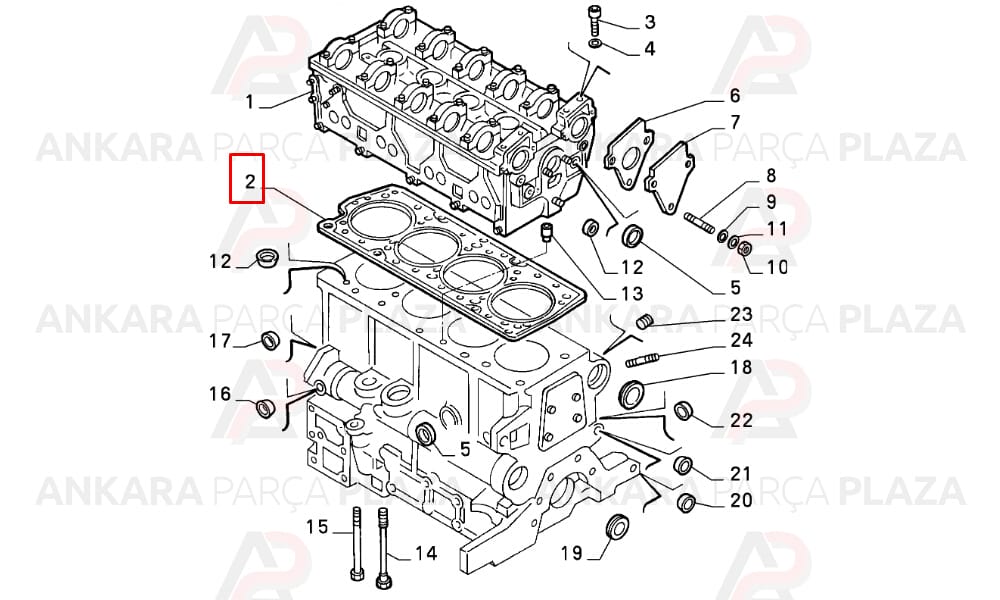 Tempra Tipo 2.0 8V 16V Silindir Kapak Contası Royal