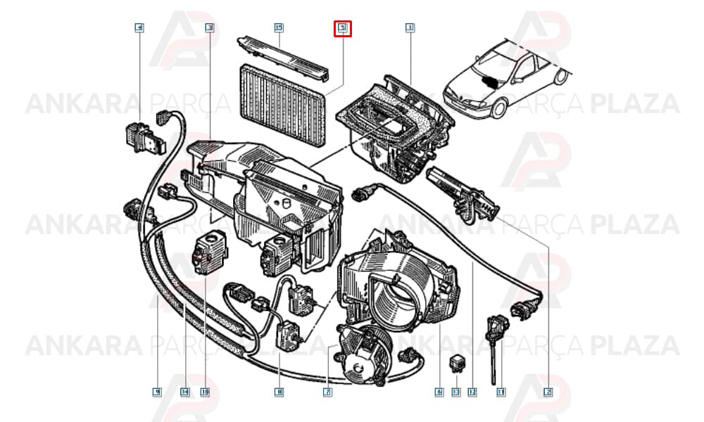 Polen Koku Filtresi Megane 1 7711228913 7700845811