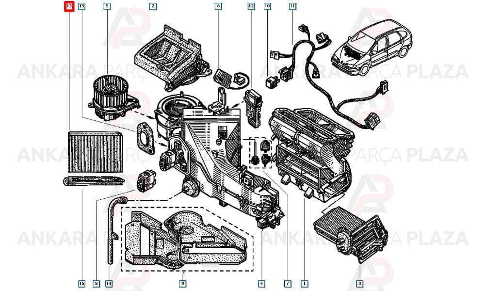 Polen Filtresi Renault Scenic 1 1999 - 2003