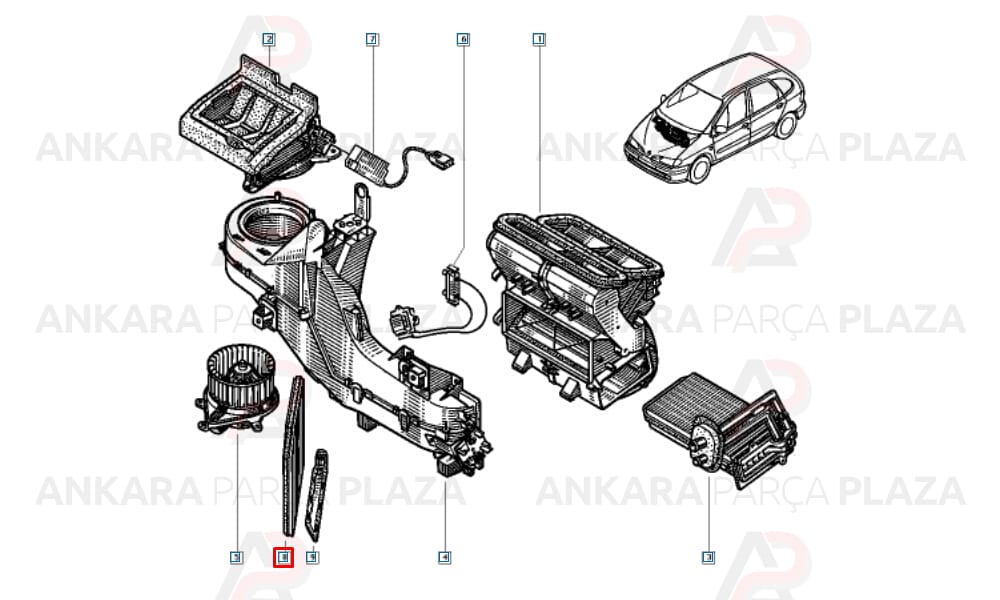 Polen Filtresi Megane Scenic 7711228917 7700845219