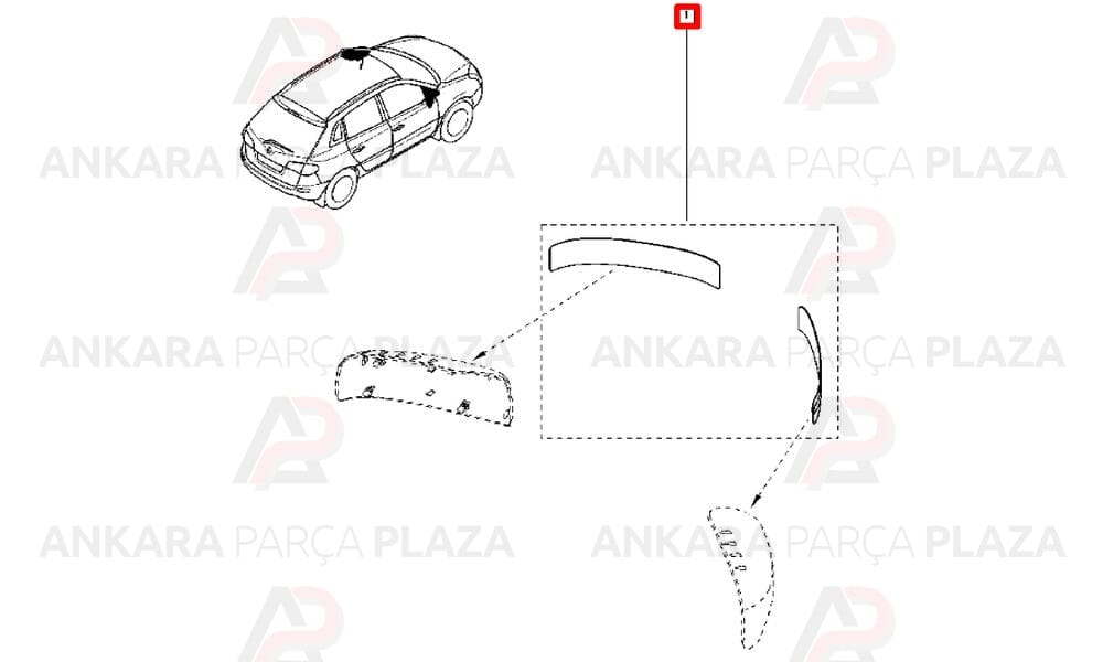 Koleos Yan Ayna Kapağı Sağ Veya Sol 2009 - 2018 Orijinal 7711424130
